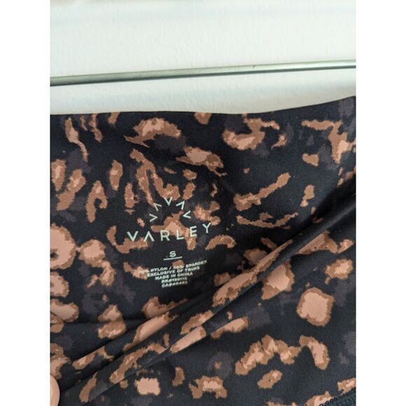 Varley Luna Legging Women's S Red Black Leopard Animal Print High Rise 7/8 - Picture 5 of 6